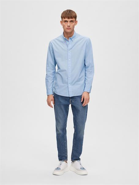 SLHREGDORE SHIRT LS W cashmere blue
