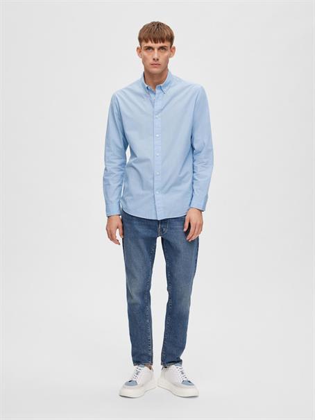 SLHREGDORE SHIRT LS W cashmere blue