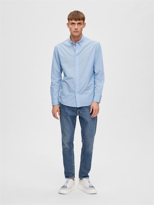 slhregdore-shirt-ls-w-cashmere-blue