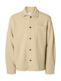 SLHREGFRED STRUCTURED OVERSHIRT egret