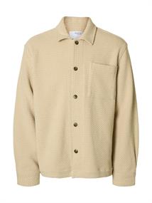 SLHREGFRED STRUCTURED OVERSHIRT egret