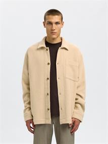 SLHREGFRED STRUCTURED OVERSHIRT egret