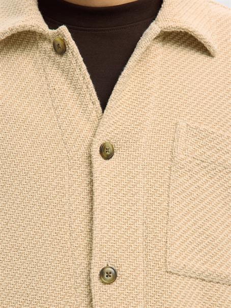 SLHREGFRED STRUCTURED OVERSHIRT egret