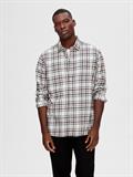 SLHREGOWEN-FLANNEL MIX SHIRT LS W egret