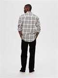 SLHREGOWEN-FLANNEL MIX SHIRT LS W egret