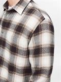 SLHREGOWEN-GRINDLE CHECK SHIRT LS chocolate torte