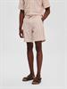 SLHREGSAL SHORTS egret-stripes