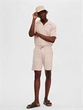 SLHREGSAL SHORTS egret-stripes