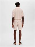 SLHREGSAL SHORTS egret-stripes