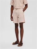 SLHREGSAL SHORTS egret-stripes