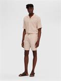 SLHREGSAL SHORTS egret-stripes