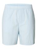 SLHREGSTUART SEERSUCKER SHORTS cashmere blue