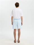 SLHREGSTUART SEERSUCKER SHORTS cashmere blue