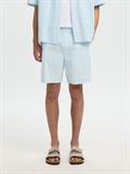 SLHREGSTUART SEERSUCKER SHORTS cashmere blue