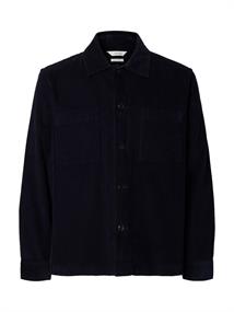 SLHREGTATE CORD OVERSHIRT sky captain