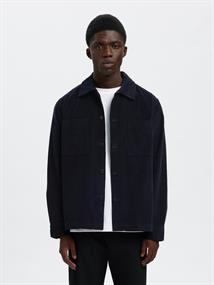 SLHREGTATE CORD OVERSHIRT sky captain