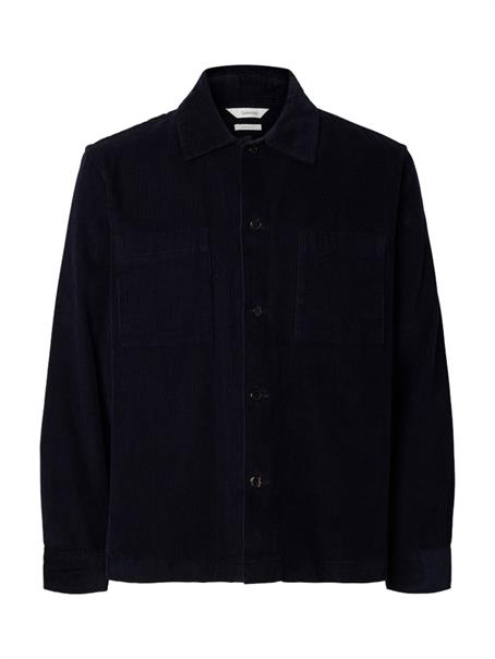 SLHREGTATE CORD OVERSHIRT sky captain