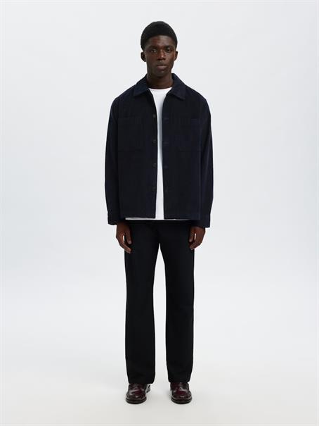 SLHREGTATE CORD OVERSHIRT sky captain