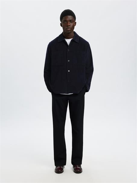 SLHREGTATE CORD OVERSHIRT sky captain