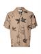 SLHREGTERRY AOP SS SHIRT bracken