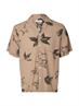 SLHREGTERRY AOP SS SHIRT bracken