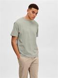 SLHRELAXCOLMAN SS O-NECK TEE B COLL desert sage