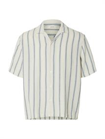 SLHRLXCAL SS SHIRT RESORT egret