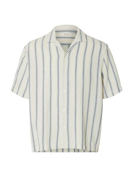 SLHRLXCAL SS SHIRT RESORT egret