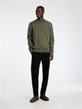 SLHROBERT LS KNIT MOCK NECK kalamata