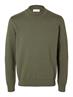 SLHROBERT LS KNIT MOCK NECK kalamata