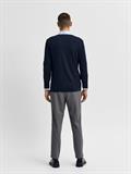 SLHROME LS KNIT CREW NECK NOOS dark sapphire