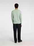 SLHROME LS KNIT CREW NECK NOOS iceberg green