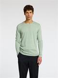 SLHROME LS KNIT CREW NECK NOOS iceberg green