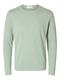 SLHROME LS KNIT CREW NECK NOOS iceberg green
