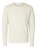 SLHROME LS KNIT CREW NECK NOOS oatmeal