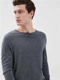 SLHROME LS KNIT CREW NECK NOOS schwarz1