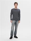 SLHROME LS KNIT CREW NECK NOOS schwarz1