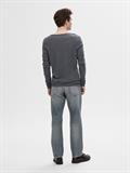 SLHROME LS KNIT CREW NECK NOOS schwarz1