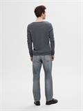 SLHROME LS KNIT CREW NECK NOOS schwarz1