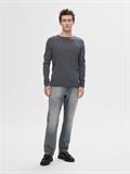 SLHROME LS KNIT CREW NECK NOOS schwarz1
