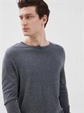 SLHROME LS KNIT CREW NECK NOOS schwarz1
