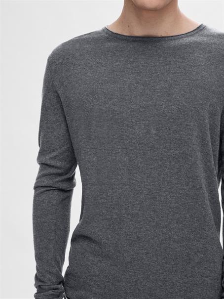 SLHROME LS KNIT CREW NECK NOOS schwarz1