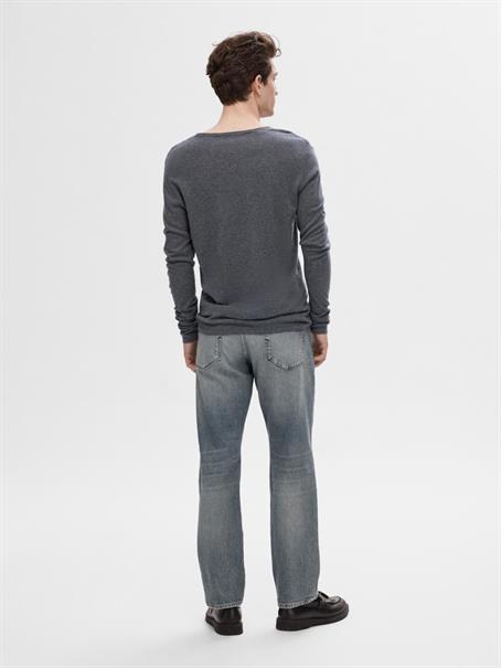 SLHROME LS KNIT CREW NECK NOOS schwarz1