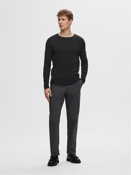 SLHROME LS KNIT CREW NECK NOOS schwarz2