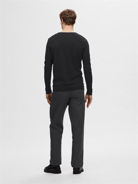 SLHROME LS KNIT CREW NECK NOOS schwarz2