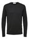 SLHROME LS KNIT CREW NECK NOOS schwarz2