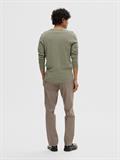 SLHROME LS KNIT CREW NECK NOOS vetiver