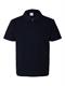 SLHSANDER SEERSUCKER ZIP SS POLO sky captain