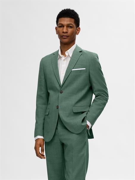 SLHSLIM-OASIS LINEN BLZ NOOS light green melange