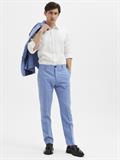 SLHSLIM-OASIS LINEN TRS NOOS light blue